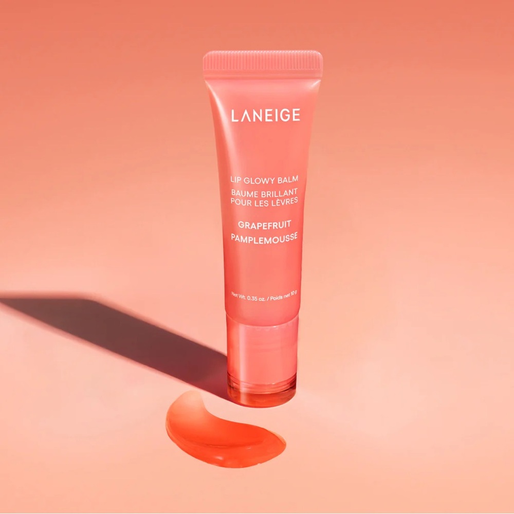 Brand new in box Laneige grapefruit lip glowy balm gloss Korean skincare makeup